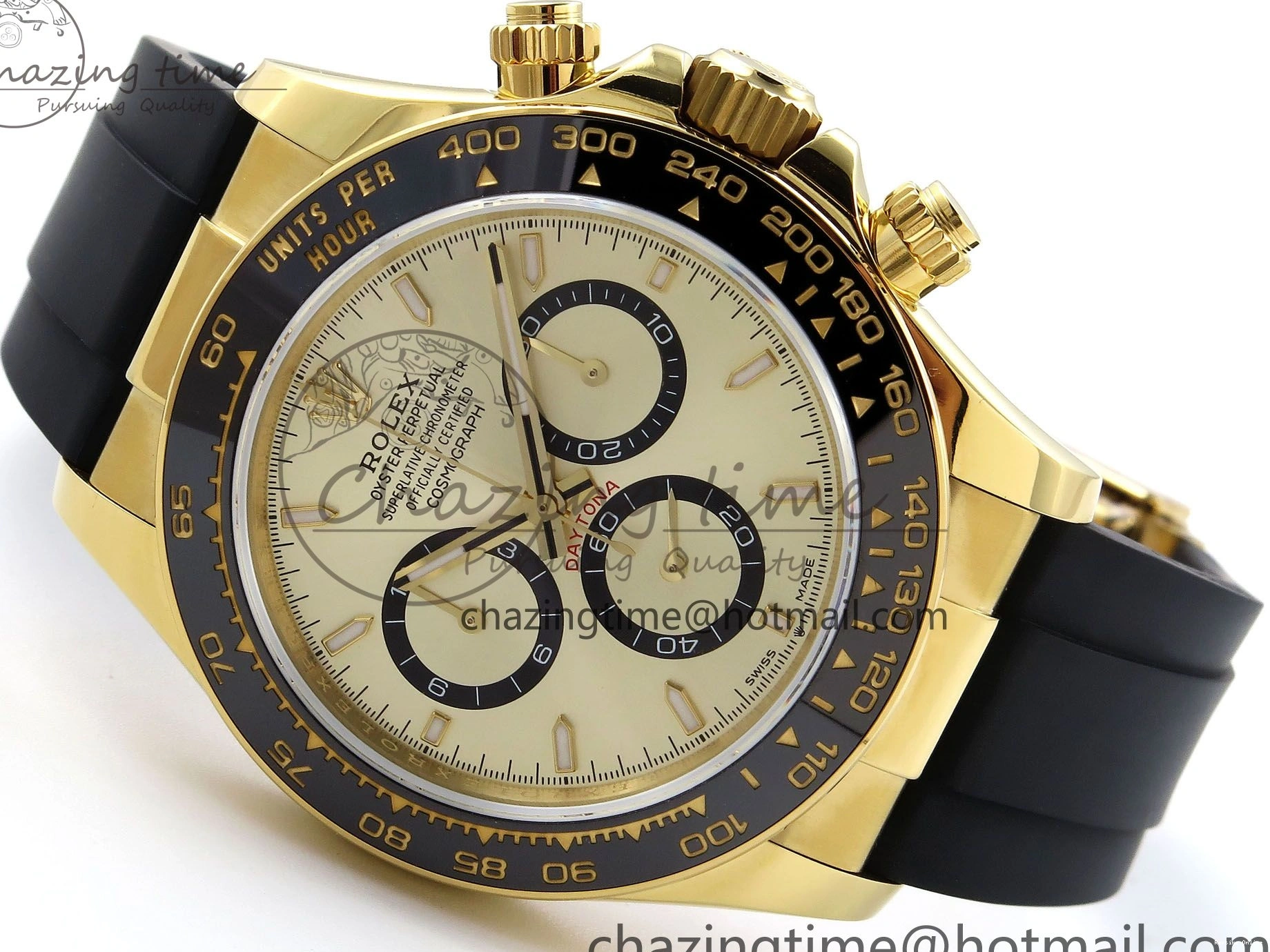 0402 Durable Daytona 126518 QF 1:1 Best Edition YG Dial on Oysterflex Strap SH4131 V 1312